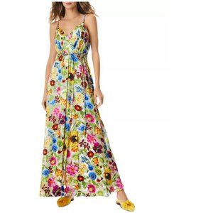ALICE + OLIVIA Samantha Mock-Wrap Dress w/ Belt